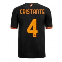 AS Roma Bryan Cristante #4 Tretí futbalový dres 2023-24 Krátky Rukáv